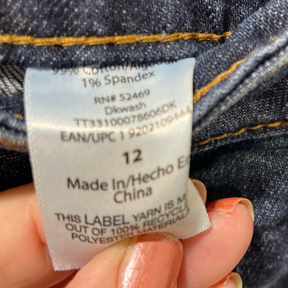 Nice pair of jeans , light distressing